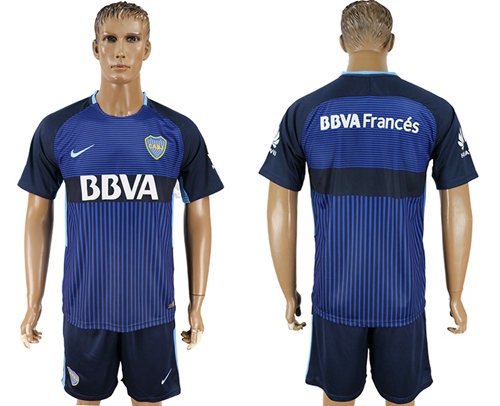 Boca Juniors Blank Sec Away Soccer Club Jersey